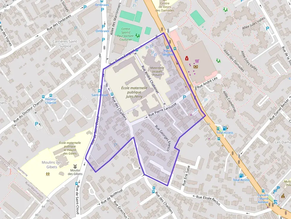 Appartement 64 m² trois pièces à vendre à Nanterre