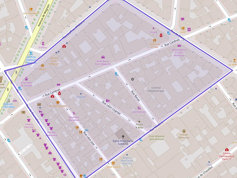 Appartement 106 m² quatre pièces à vendre à Paris 17e Arrondissement