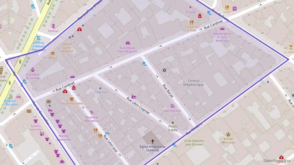 Appartement 106 m² quatre pièces à vendre à Paris 17e Arrondissement Appartement 106 m² quatre pièces à vendre à Paris 17e Arrondissement