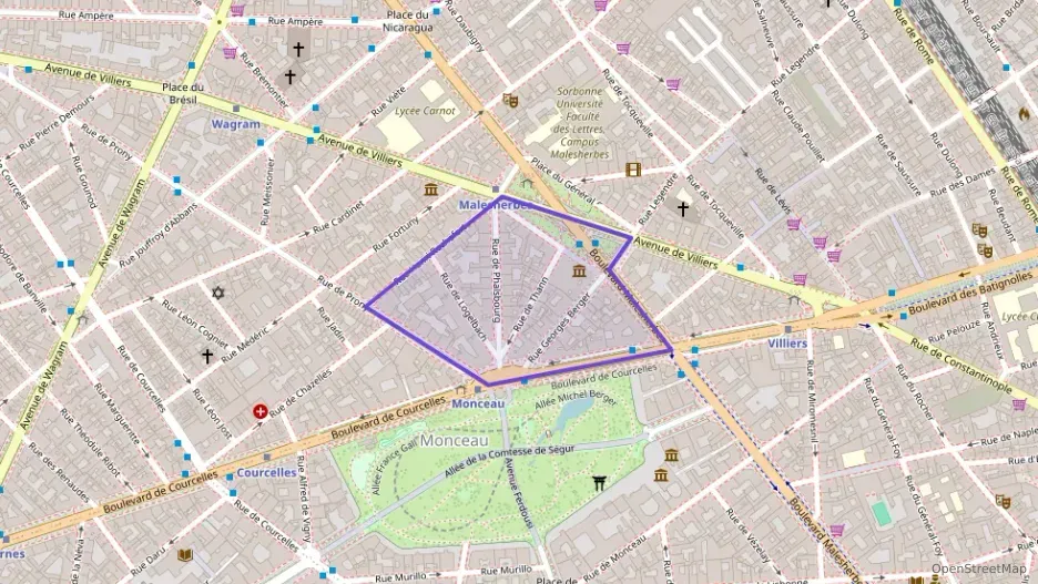 Appartement 47 m² deux pieces à vendre à Paris 17e Arrondissement