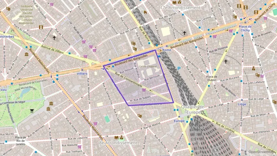 Appartement 60 m² trois pièces à vendre à Paris 8e Arrondissement