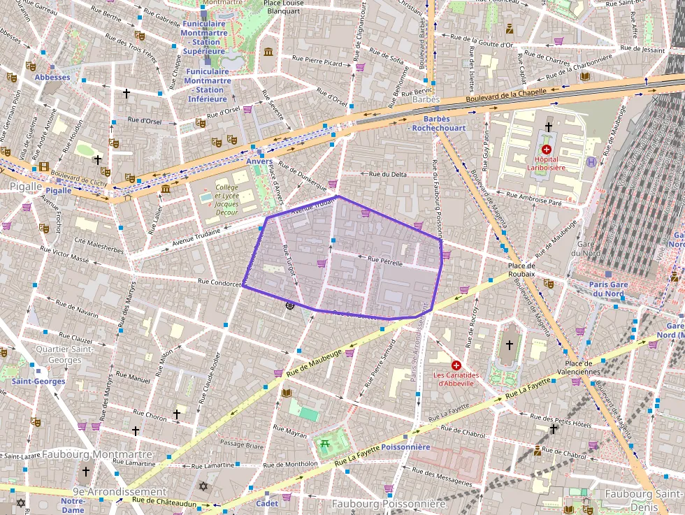 Appartement 42 m² deux pieces à vendre à Paris 9e Arrondissement