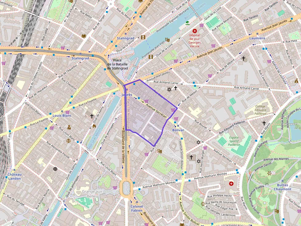 Appartement 34 m² une piece à vendre à Paris 19e Arrondissement