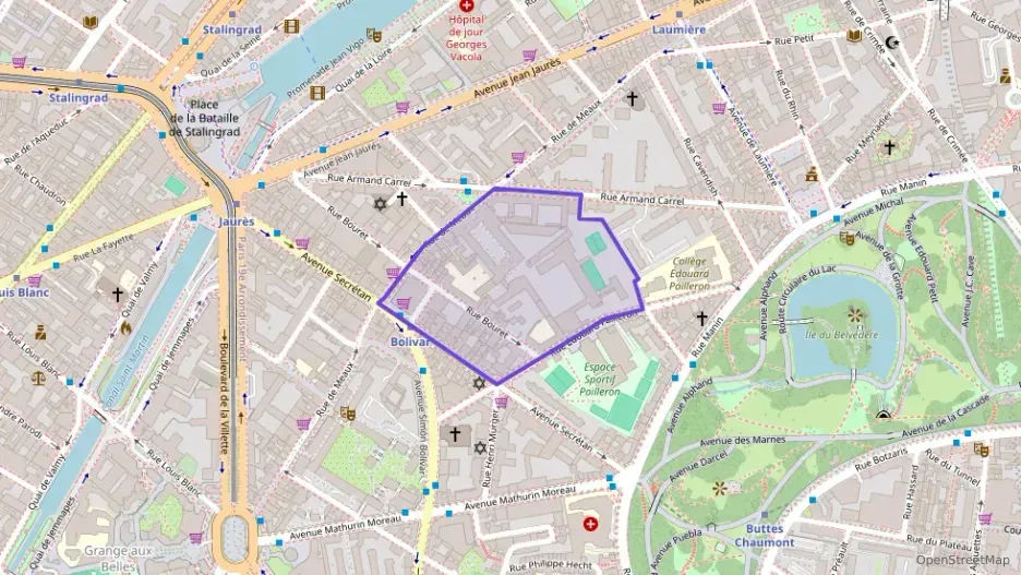 Appartement 39 m² trois pièces à vendre à Paris 19e Arrondissement