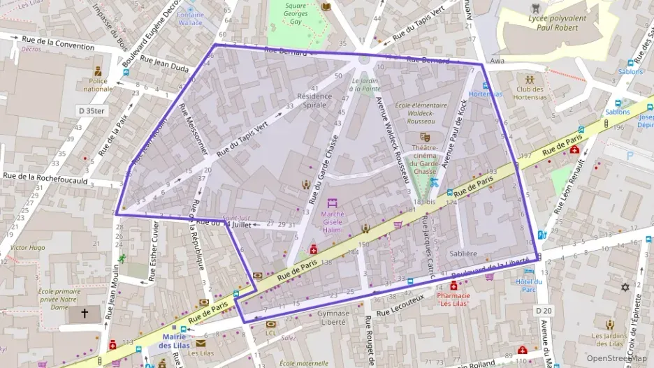 Appartement 30 m² deux pieces à vendre à Les Lilas