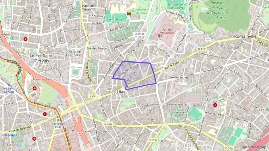 Appartement 42 m² deux pieces à vendre à Les Lilas