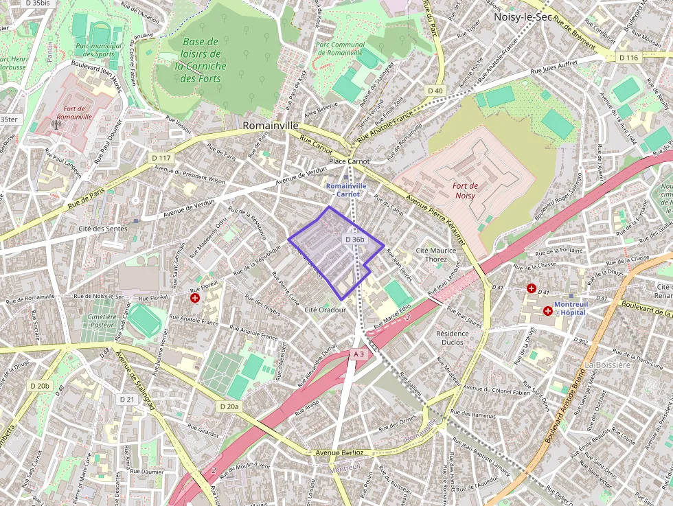 Appartement 69 m² trois pièces à vendre à Romainville