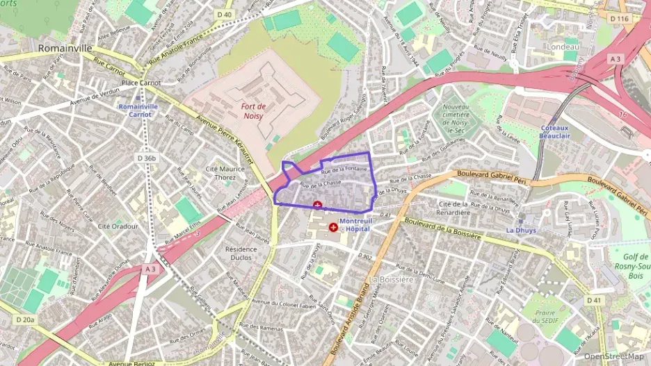 Appartement 42 m² deux pieces à vendre à Noisy-le-Sec
