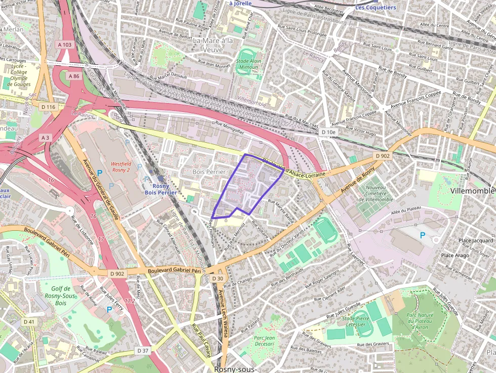 Appartement 60 m² trois pièces à vendre à Rosny-sous-Bois
