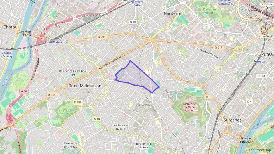 Appartement 105 m² quatre pièces à vendre à Rueil-Malmaison