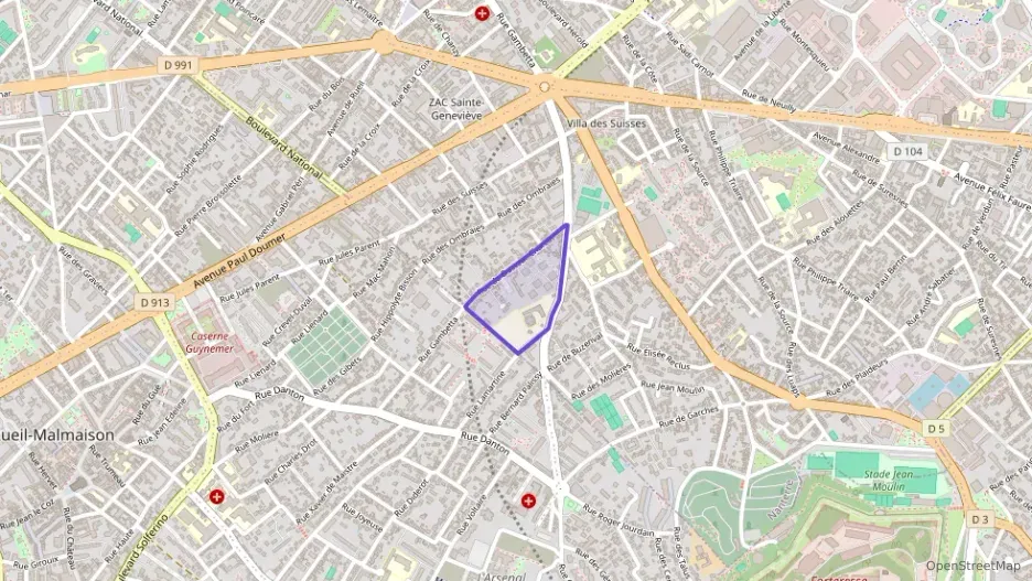 Appartement 73 m² quatre pièces à vendre à Nanterre