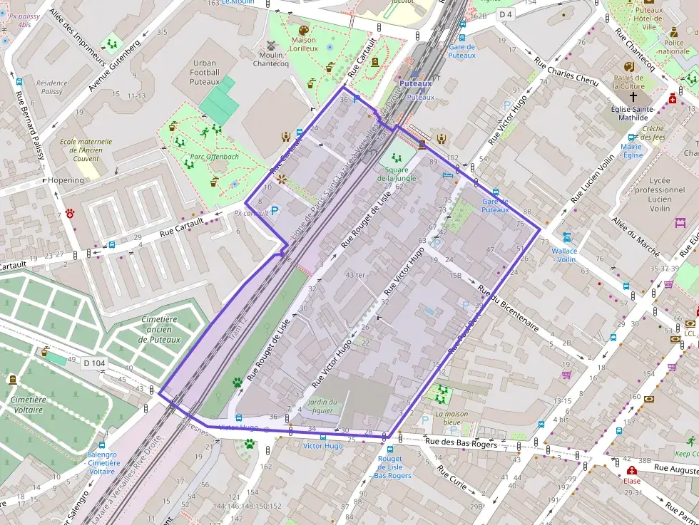 Appartement 21 m² une piece à vendre à Puteaux