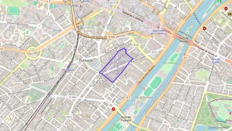 Appartement 88 m² quatre pièces à vendre à Puteaux