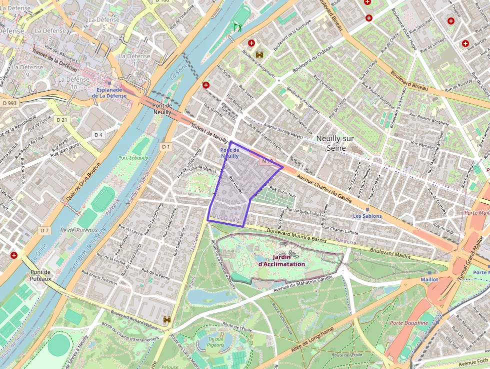 Appartement 36 m² une piece à vendre à Neuilly-sur-Seine