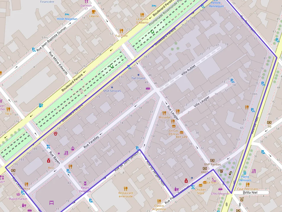 Appartement 92 m² trois pièces à vendre à Paris 17e Arrondissement