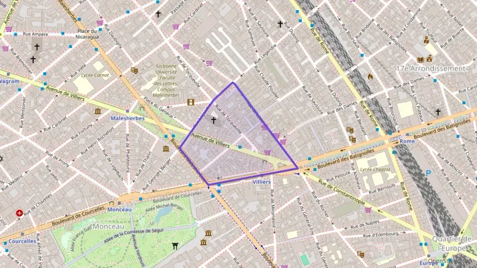 Appartement 80 m² trois pièces à vendre à Paris 17e Arrondissement