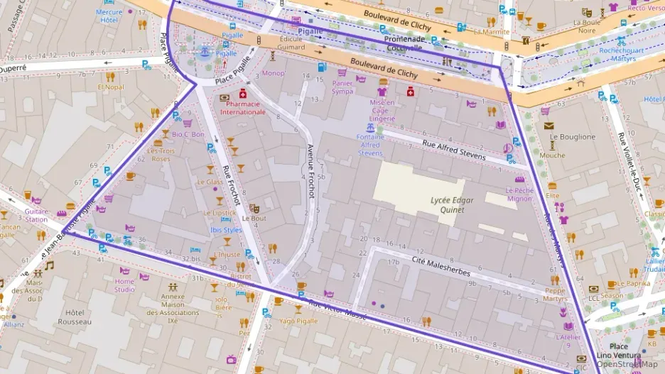 Appartement 60 m² trois pièces à vendre à Paris 9e Arrondissement