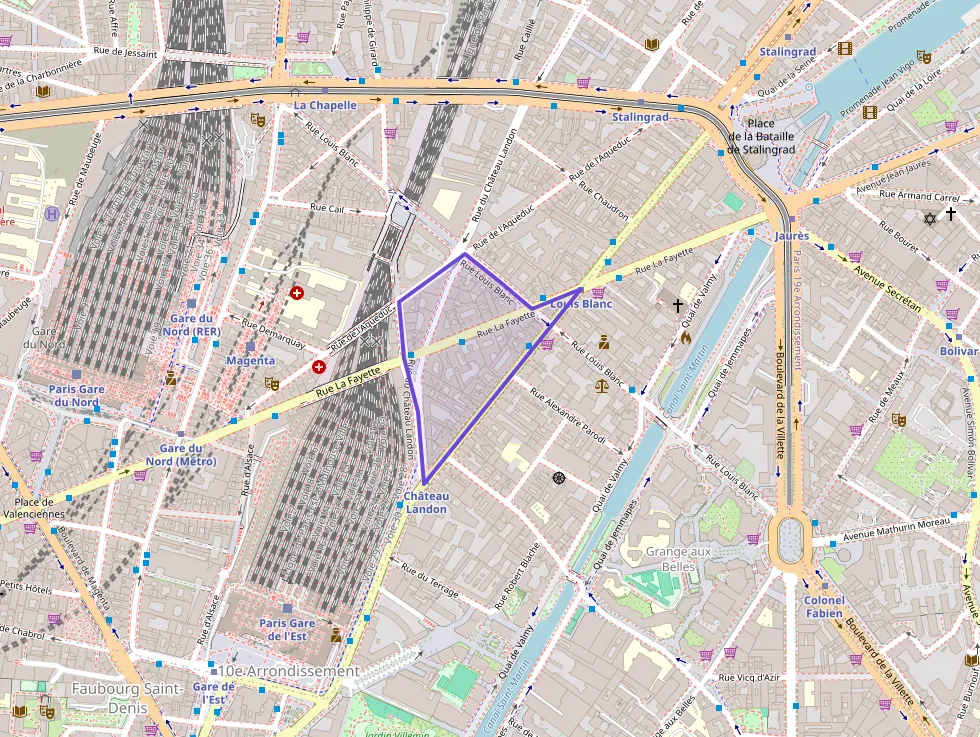 Appartement 23 m² une piece à vendre à Paris 10e Arrondissement