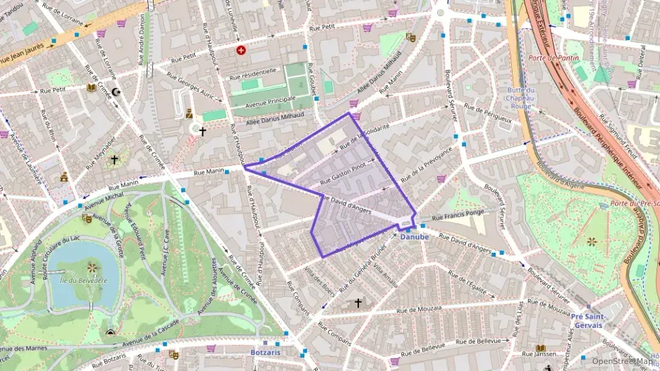 Appartement 33 m² deux pieces à vendre à Paris 19e Arrondissement