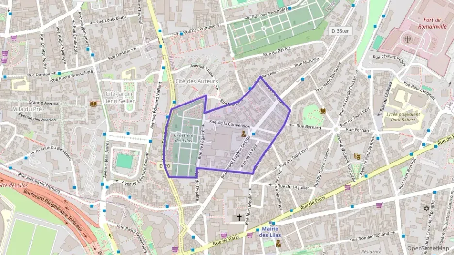 Appartement 80 m² quatre pièces à vendre à Les Lilas