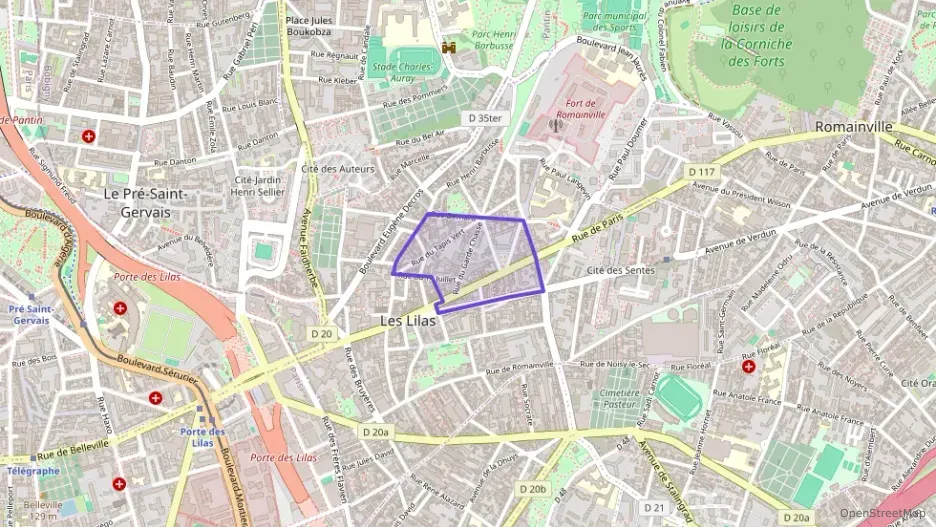 Appartement 49 m² deux pieces à vendre à Les Lilas