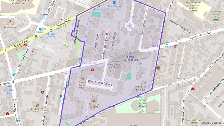 Appartement 51 m² deux pieces à vendre à Les Lilas