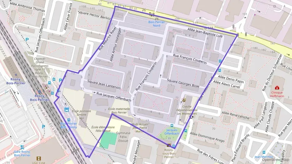 Appartement 56 m² trois pièces à vendre à Rosny-sous-Bois Appartement 56 m² trois pièces à vendre à Rosny-sous-Bois