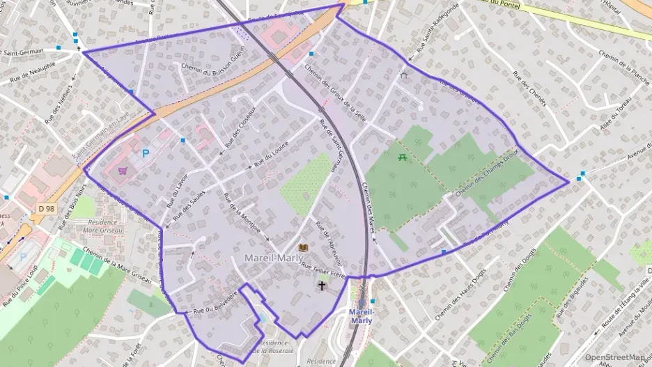 Appartement 71 m² quatre pièces à vendre à Mareil-Marly Appartement 71 m² quatre pièces à vendre à Mareil-Marly