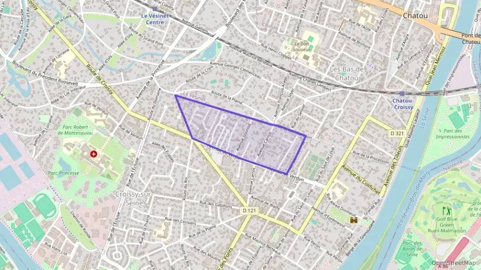 Appartement 68 m² trois pièces à vendre à Croissy-sur-Seine