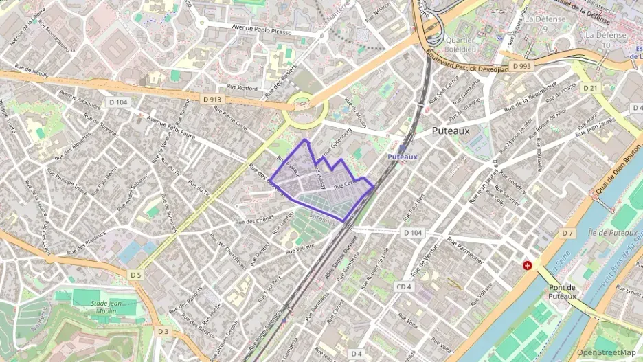 Appartement 75 m² quatre pièces à vendre à Puteaux