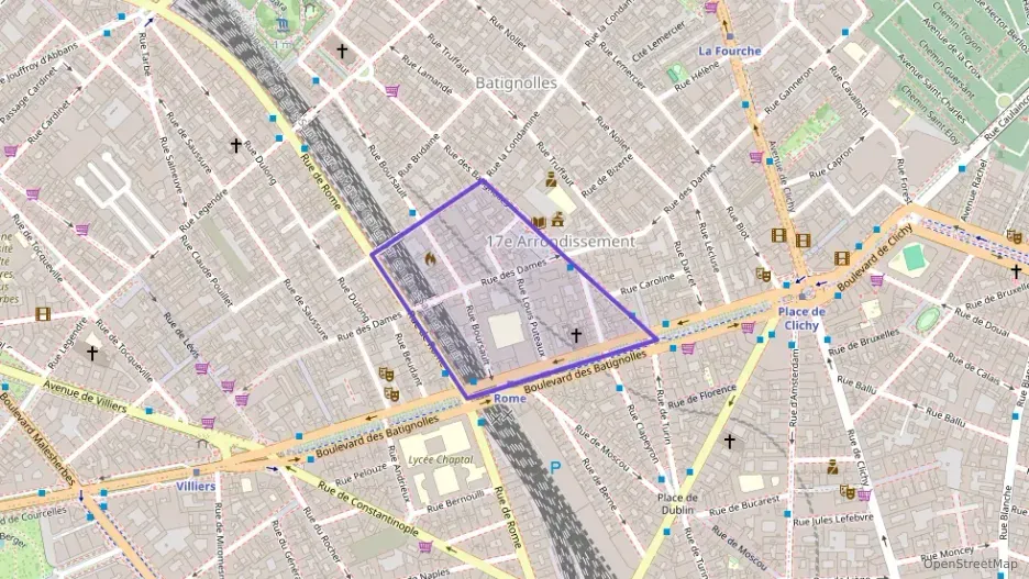 Appartement 56 m² trois pièces à vendre à Paris 17e Arrondissement