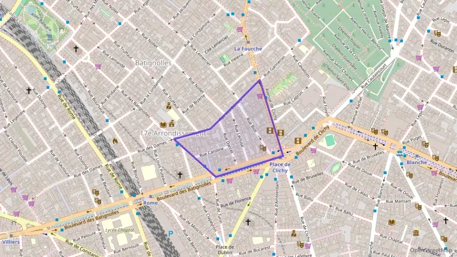 Appartement 46 m² trois pièces à vendre à Paris 17e Arrondissement