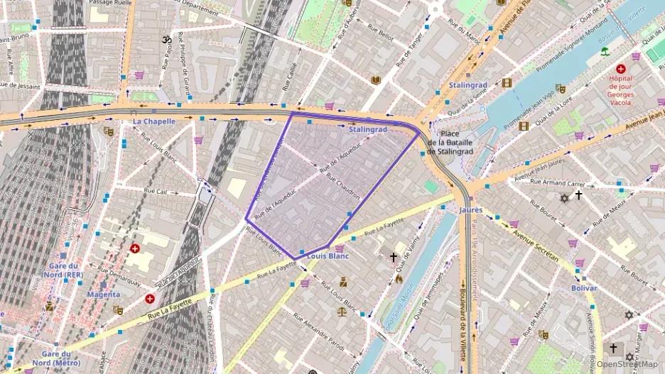 Appartement 45 m² deux pieces à vendre à Paris 10e Arrondissement