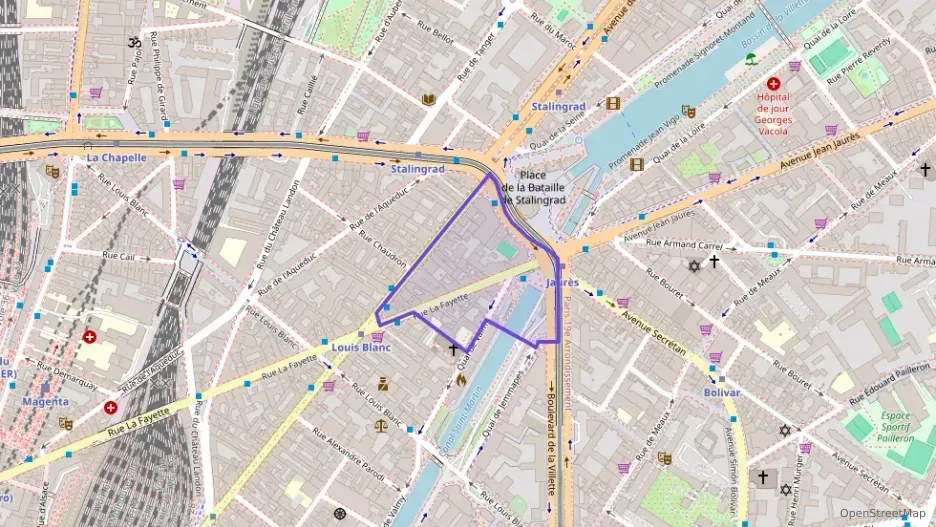 Appartement 45 m² une piece à vendre à Paris 10e Arrondissement