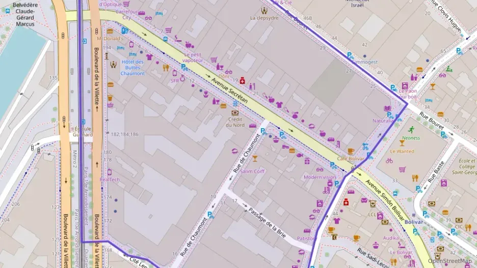 Appartement 38 m² deux pieces à vendre à Paris 19e Arrondissement