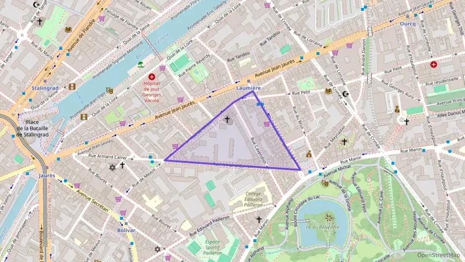 Appartement 68 m² trois pièces à vendre à Paris 19e Arrondissement