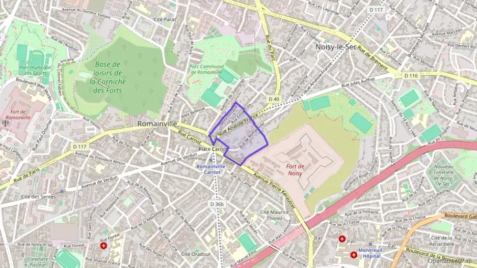 Appartement 55 m² trois pièces à vendre à Noisy-le-Sec
