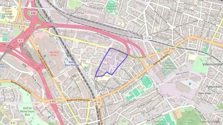 Appartement 52 m² trois pièces à vendre à Rosny-sous-Bois