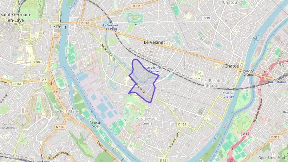 Appartement 72 m² trois pièces à vendre à Le Vésinet