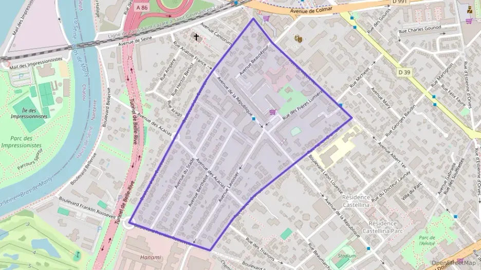 Appartement 76 m² quatre pièces à vendre à Rueil-Malmaison