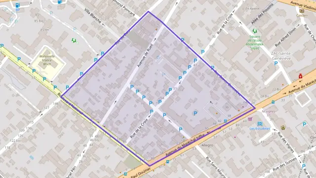 Appartement 63 m² une piece à vendre à Nanterre