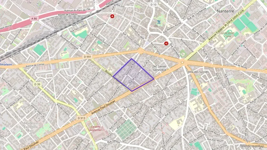 Appartement 63 m² une piece à vendre à Nanterre