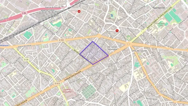 Appartement 63 m² une piece à vendre à Nanterre