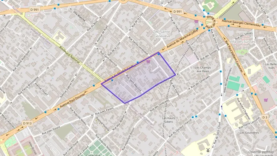 Appartement 61 m² trois pièces à vendre à Nanterre Appartement 61 m² trois pièces à vendre à Nanterre