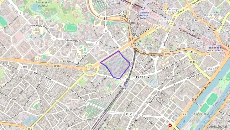 Appartement 51 m² trois pièces à vendre à Puteaux