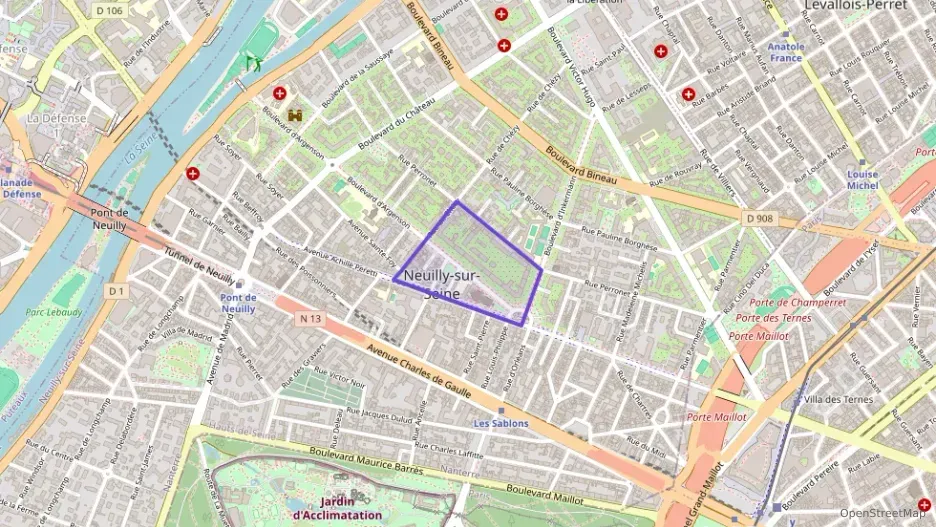 Appartement 66 m² deux pieces à vendre à Neuilly-sur-Seine