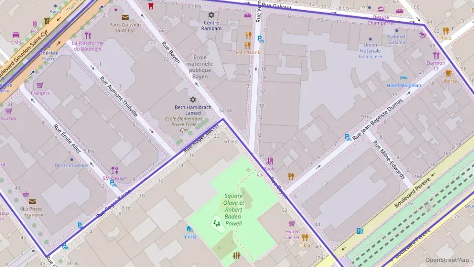 Appartement 48 m² deux pieces à vendre à Paris 17e Arrondissement