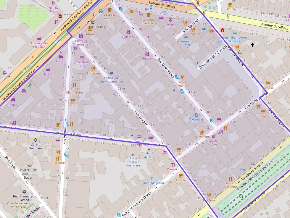 Appartement 48 m² trois pièces à vendre à Paris 17e Arrondissement