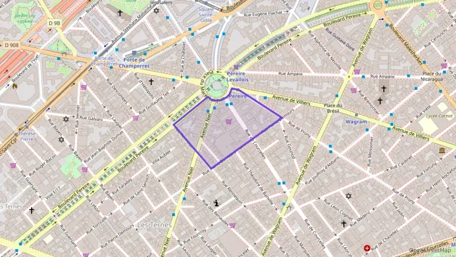 Appartement 61 m² deux pieces à vendre à Paris 17e Arrondissement
