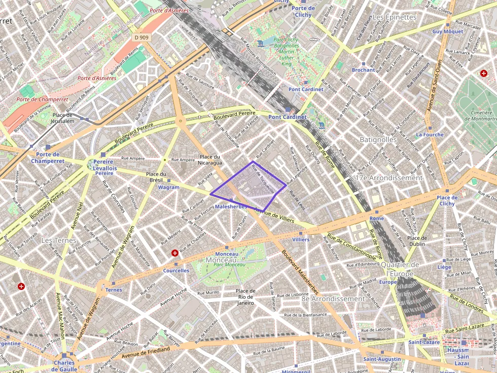 Appartement 141 m² quatre pièces à vendre à Paris 17e Arrondissement